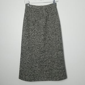Vintage tweed‎ midi skirt